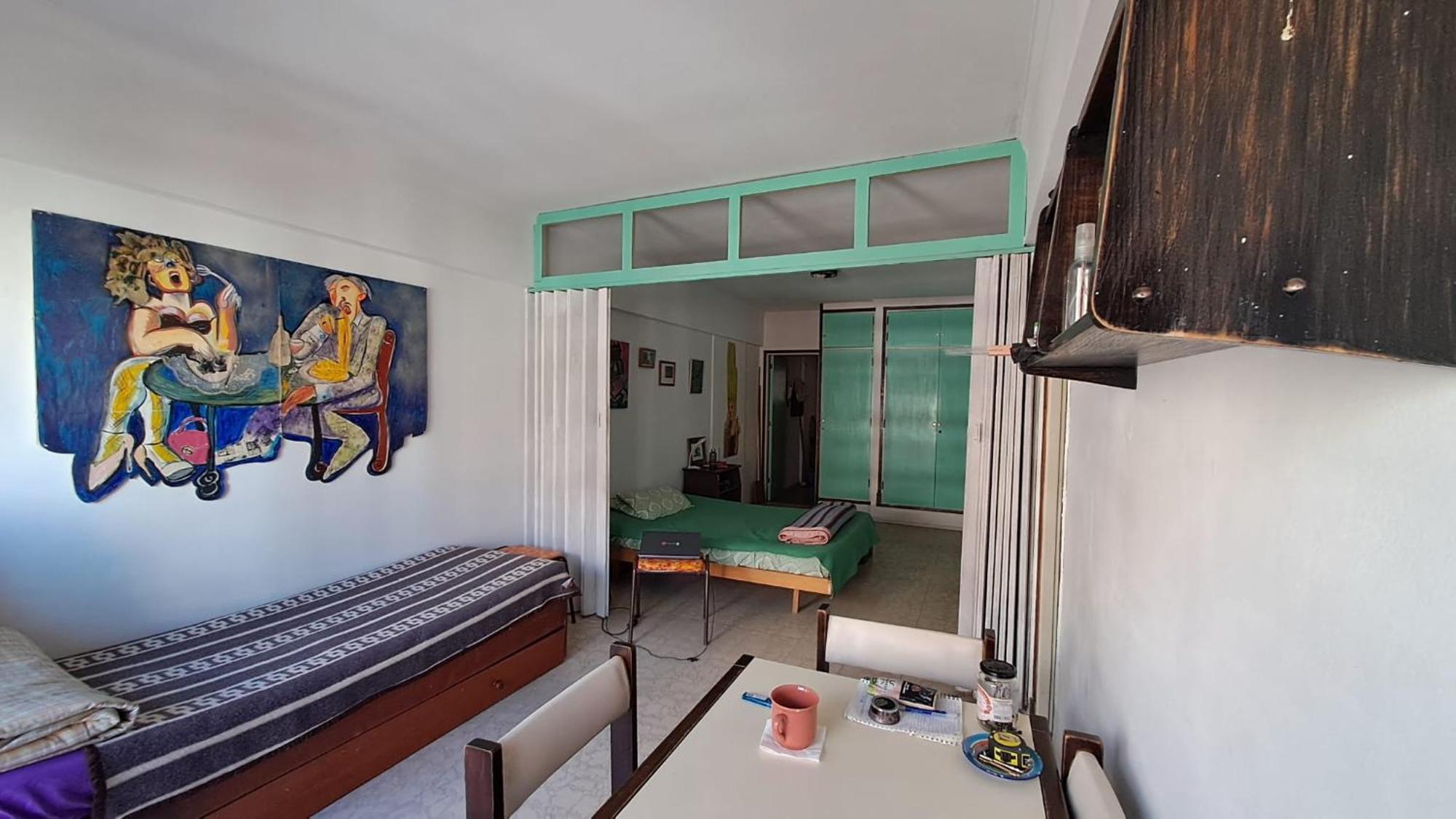 Apartamento Monoambiente Con Balcon Y Vistas A 150 Mts Del Mar Maximo 3 Personas Mar del Plata